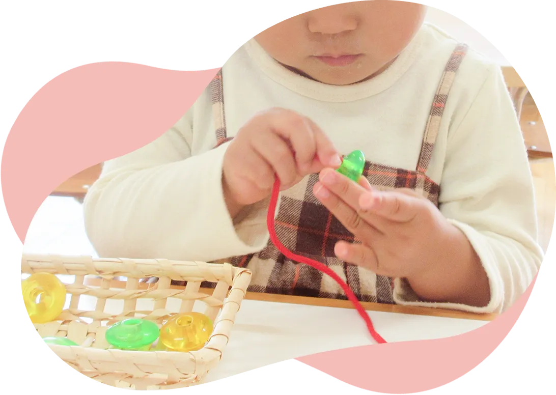 イメージ：園児の日常生活の練習